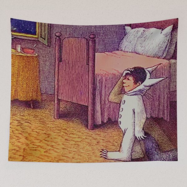 Item preview, Max In his Wild Room designed and sold by 2692Artwork.