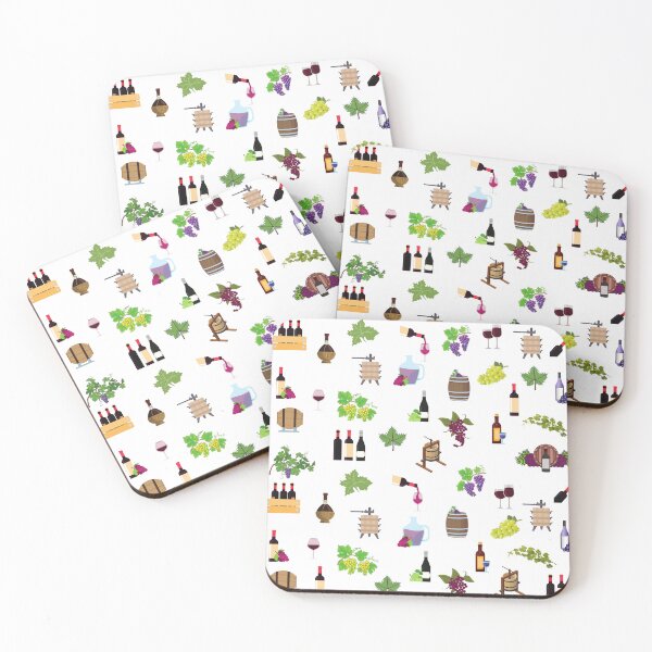 Item preview, Colorful wine and grapes pattern  designed and sold by Rubi16.