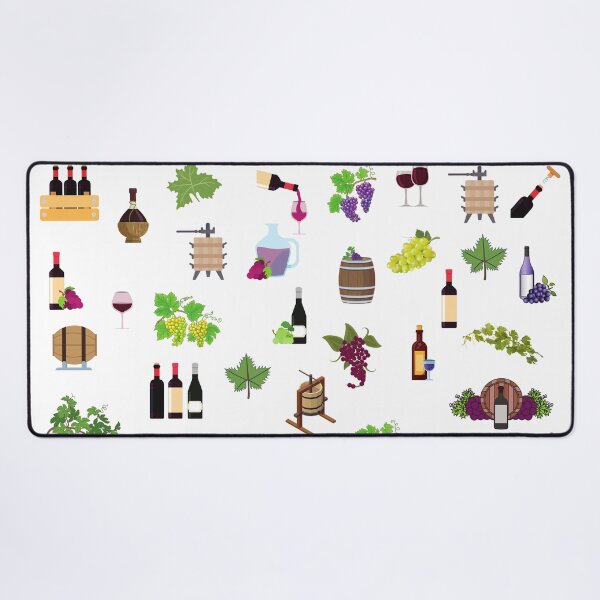 Item preview, Colorful wine and grapes pattern  designed and sold by Rubi16.