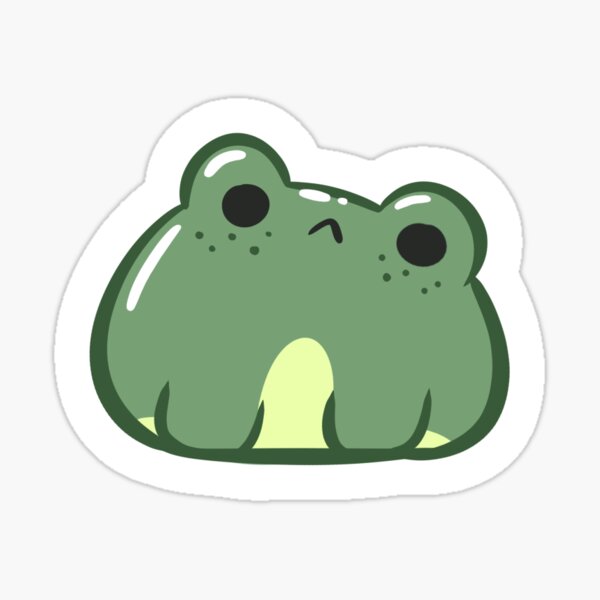 Frog friend  Sticker for Sale by LLAMAPOOFPOOF