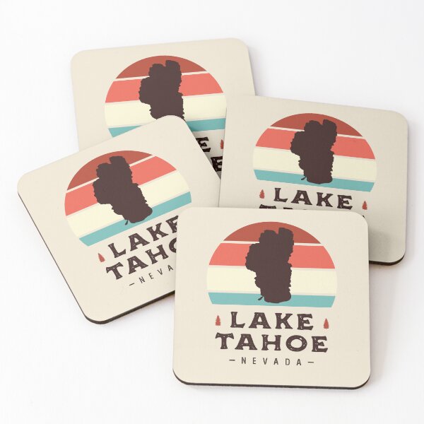 Item preview, Lake Tahoe Nevada National Park Hiking Retro designed and sold by Uppercase Tees.