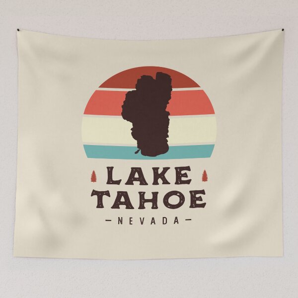 Item preview, Lake Tahoe Nevada National Park Hiking Retro designed and sold by Uppercase Tees.
