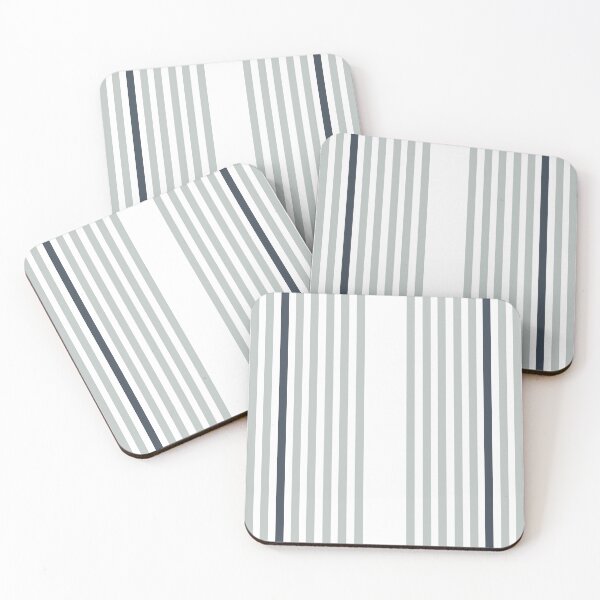 Item preview, vertical grey and blue stripe designed and sold by MGuyerArt.