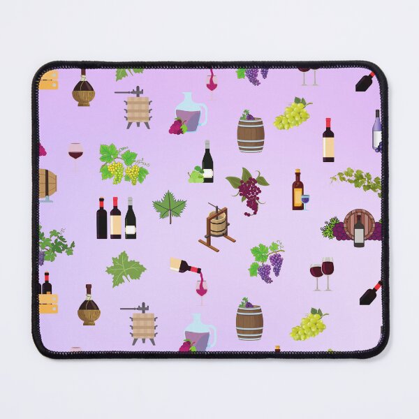 Item preview, Colorful wine and grapes pattern designed and sold by Rubi16.