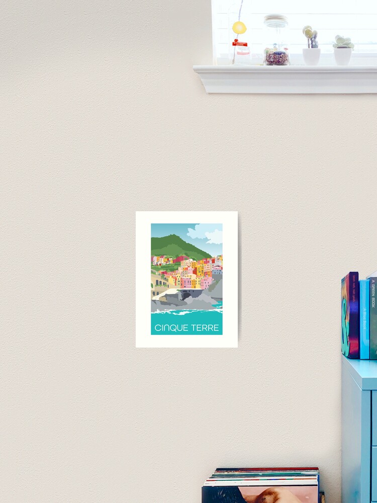 Thumbnail 1 of 3, Art Print, Cinque Terre Italy designed and sold by staceycreek.