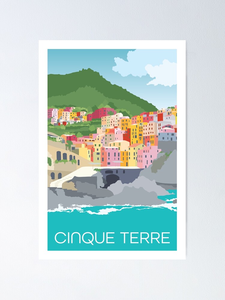 Thumbnail 2 of 3, Poster, Cinque Terre Italy designed and sold by staceycreek.