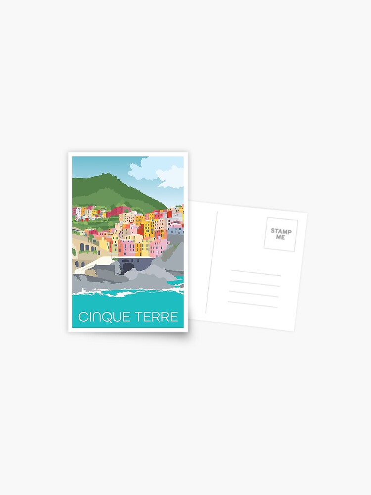 Thumbnail 1 of 2, Postcard, Cinque Terre Italy designed and sold by staceycreek.