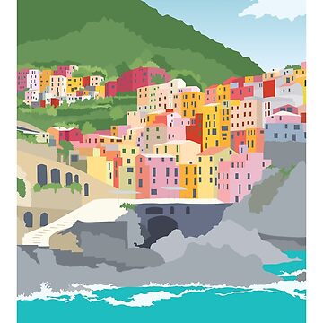 Artwork thumbnail, Cinque Terre Italy by Stacey Creek