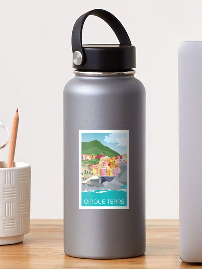 Thumbnail 1 of 3, Sticker, Cinque Terre Italy designed and sold by staceycreek.