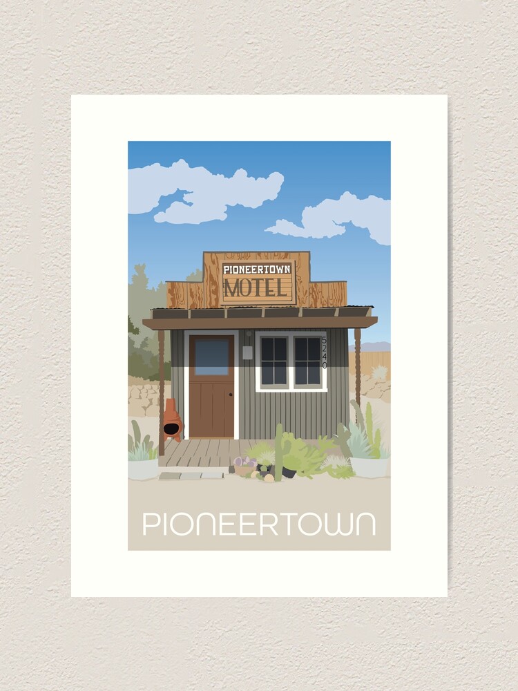 Thumbnail 2 of 3, Art Print, Pioneertown California designed and sold by staceycreek.