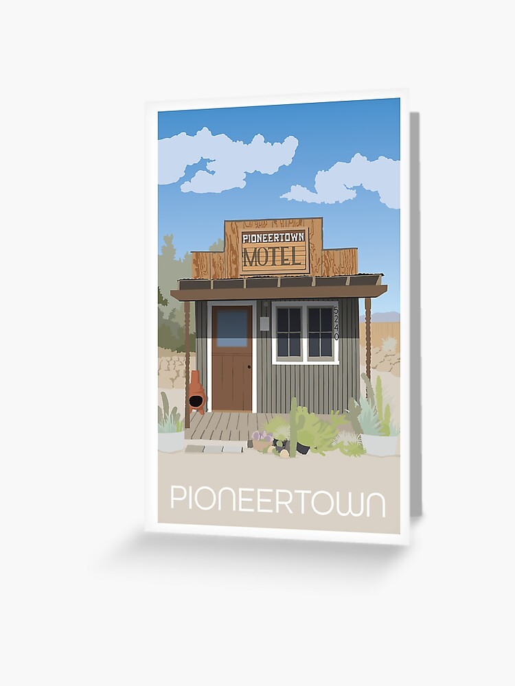 Thumbnail 1 of 2, Greeting Card, Pioneertown California designed and sold by staceycreek.
