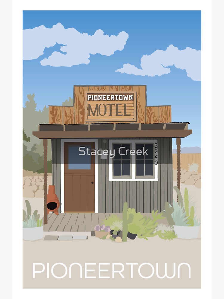 Thumbnail 3 of 3, Sticker, Pioneertown California designed and sold by staceycreek.