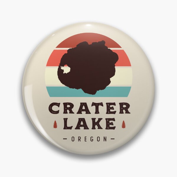 Item preview, Crater Lake Oregon National Park Hiking Retro designed and sold by Uppercase Tees.
