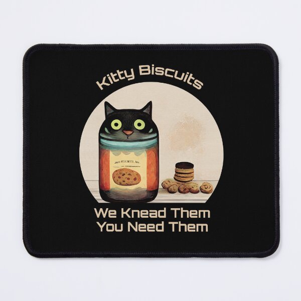 Item preview, Funny Black Cute Cat Making Biscuits With Love in a Cookie Jar You Need Them designed and sold by MattsMultiverse.