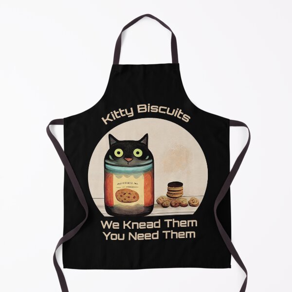 Item preview, Funny Black Cute Cat Making Biscuits With Love in a Cookie Jar You Need Them designed and sold by MattsMultiverse.