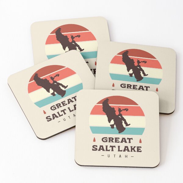 Item preview, Great Salt Lake Utah National Park Hiking Retro designed and sold by Uppercase Tees.