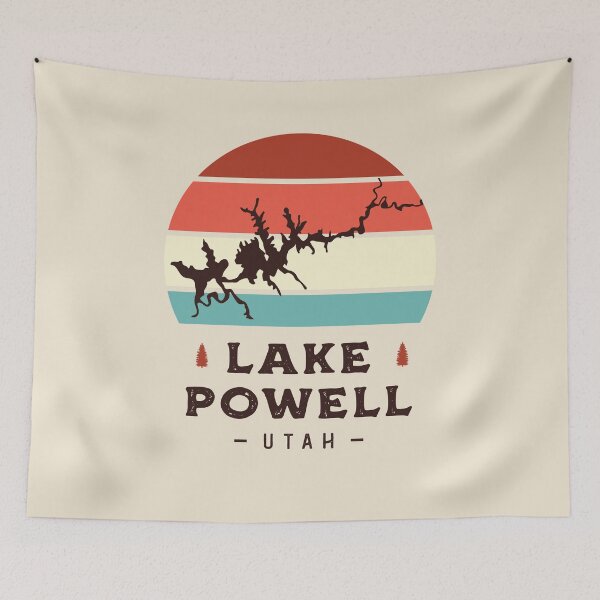 Item preview, Lake Powell Utah National Park Hiking Retro designed and sold by Uppercase Tees.