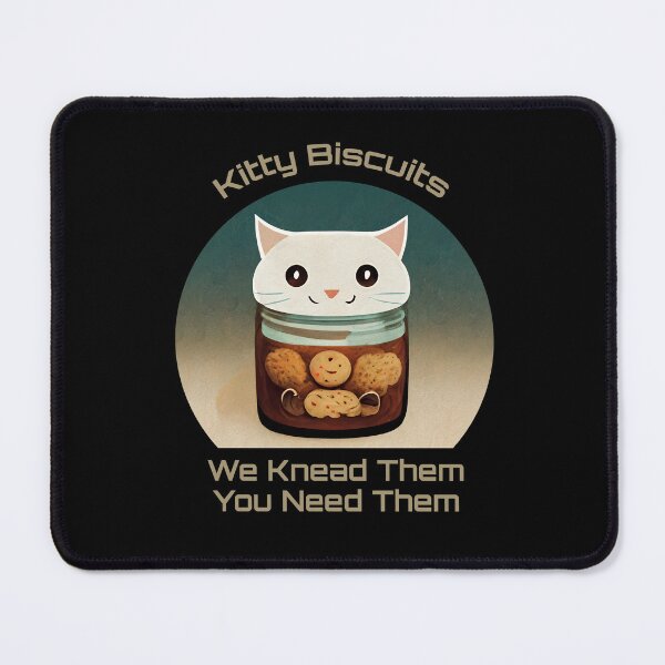 Item preview, Funny White Cute Cat Making Biscuits With Love in a Cookie Jar You Need Them designed and sold by MattsMultiverse.