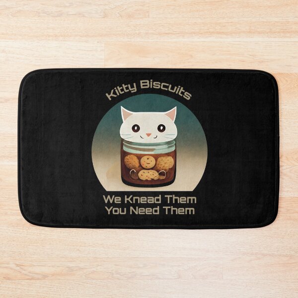 Item preview, Funny White Cute Cat Making Biscuits With Love in a Cookie Jar You Need Them designed and sold by MattsMultiverse.
