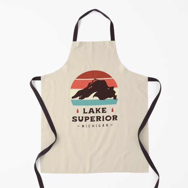 Item preview, Lake Superior Michigan National Park Hiking Retro designed and sold by Uppercase Tees.