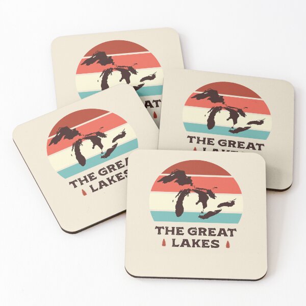Item preview, Great Lakes National Park Hiking Retro designed and sold by Uppercase Tees.