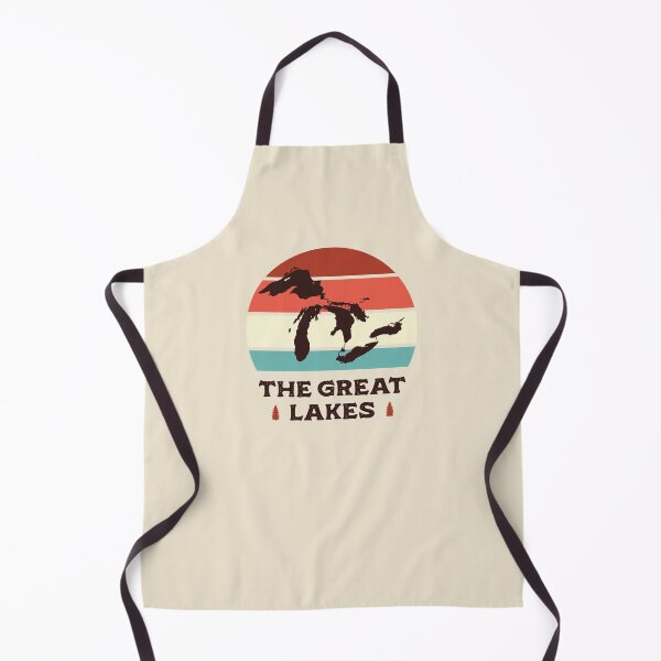 Item preview, Great Lakes National Park Hiking Retro designed and sold by Uppercase Tees.