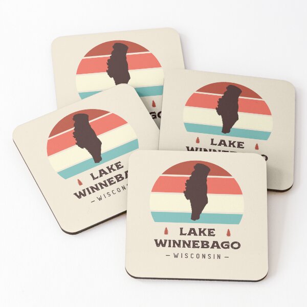 Item preview, Lake Winnebago Wisconsin National Park Hiking Retro designed and sold by Uppercase Tees.