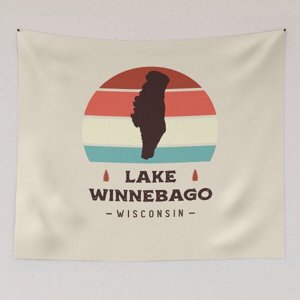 Item preview, Lake Winnebago Wisconsin National Park Hiking Retro designed and sold by Uppercase Tees.