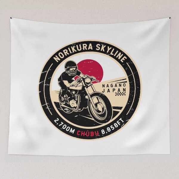 Item preview, Norikura Skyline | Japan | Motorcycle designed and sold by KrisSidDesigns.