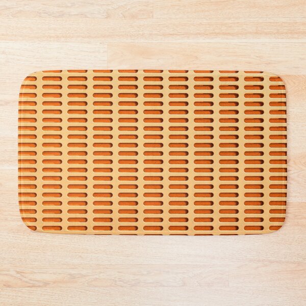 Item preview, PATTERN DESIGN STUDY #58 – Slots in Orange Wall designed and sold by DEL-Productions.