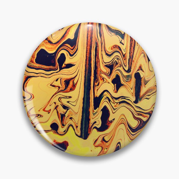 Item preview, PATTERN DESIGN STUDY #21 – Abstract Gold and Black Liquid Shapes designed and sold by DEL-Productions.