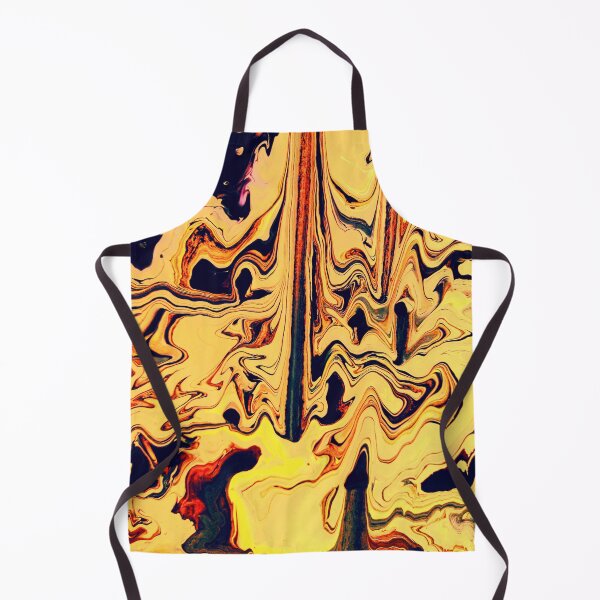 Item preview, PATTERN DESIGN STUDY #21 – Abstract Gold and Black Liquid Shapes designed and sold by DEL-Productions.