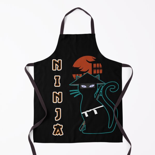 Item preview, Ninja cat samurai kitten Assassin kitty Meow designed and sold by pxdsgn.