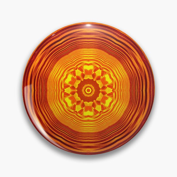 Item preview, PATTERN DESIGN STUDY #12 - Yellow, Rust and Orange Geometric Circles designed and sold by DEL-Productions.