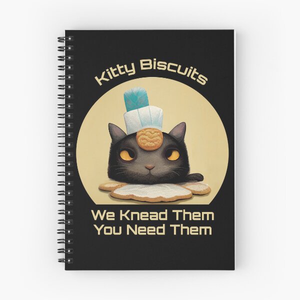 Item preview, Funny Black Cute Cat Making Biscuits With Love and a Cookie on Head You Need Them designed and sold by MattsMultiverse.