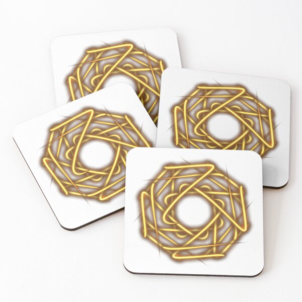 Item preview, Golden mandala, octagon, abstract art designed and sold by Meo Design.