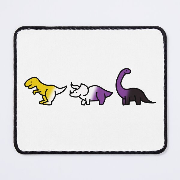 Item preview, Non-binary pride dinos designed and sold by Violets-Designs.