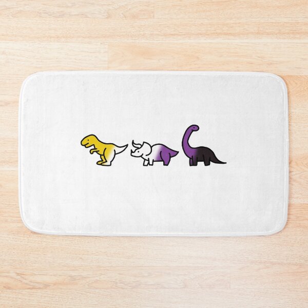 Item preview, Non-binary pride dinos designed and sold by Violets-Designs.