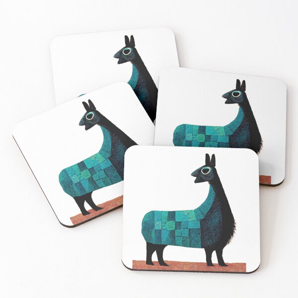 Item preview, Abstract Llama print designed and sold by ThePurpleMelon.