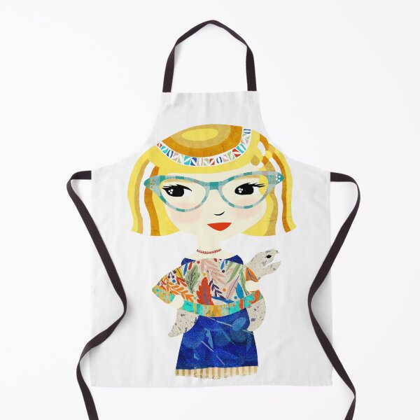 Item preview, Girl with Sea Turtle/Harlow & Hoss designed and sold by ruby + acorn.