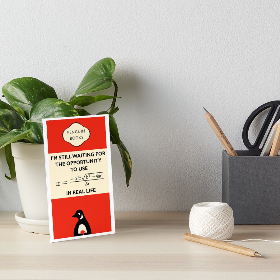 Waiting - Parody Penguin Book Cover Art Print