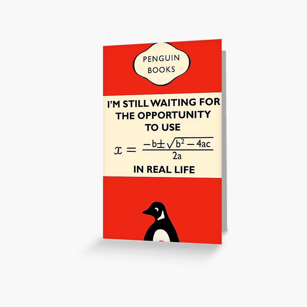 Waiting - Parody Penguin Book Cover Art Print