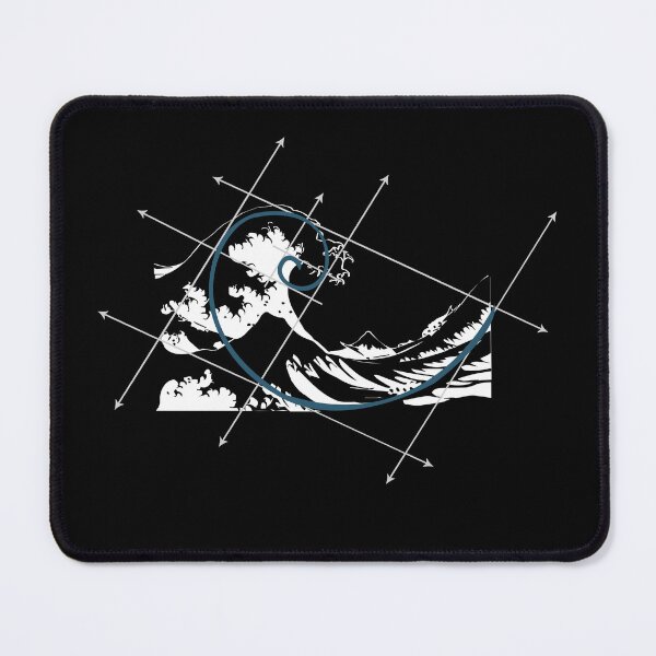 Item preview, Ocean Wave Meets Fibonacci Golden Ratio designed and sold by Betsytiptoe.