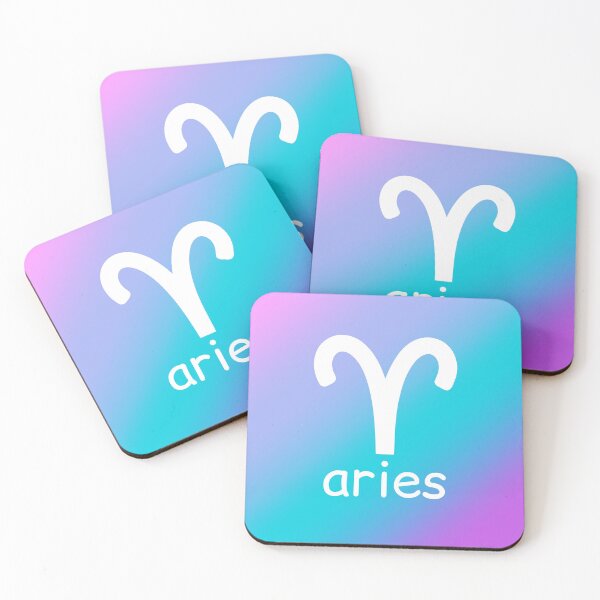 Artikelvorschau, Widder-Tierkreis-Astrologie-Symbol-blaue purpurrote Steigung entworfen und verkauft von Julie Erin Designs.