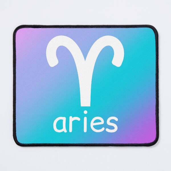 Item preview, Aries Zodiac Astrology Symbol Blue Purple Gradient designed and sold by Julie Erin Designs.