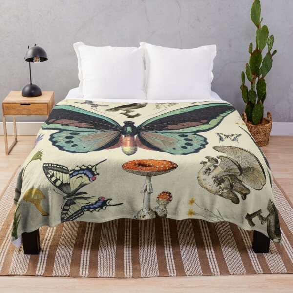 Item preview, Zoological Montage - Mushrooms, Flowers, & Butterflies designed and sold by AlleghenyDesign.
