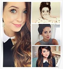 Zoella collage Poster