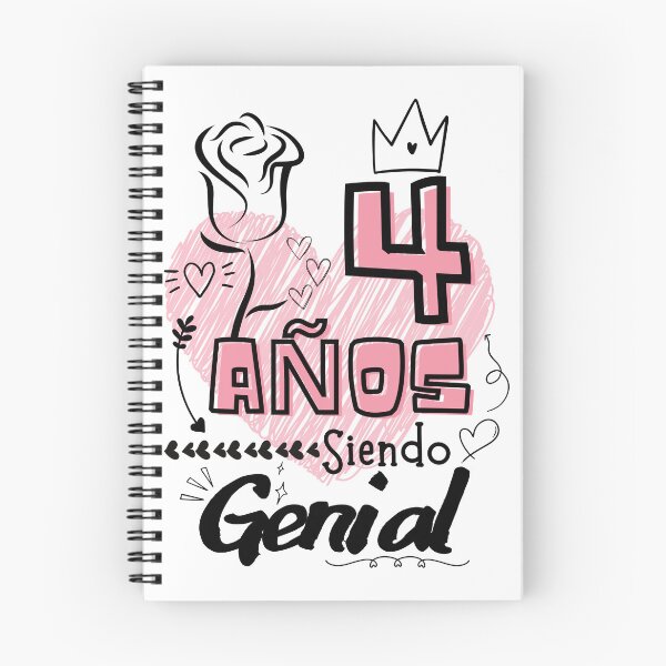 Item preview, 4 Años Siendo Genial, regalo de cumpleaños para niña designed and sold by amchtakkosa1.