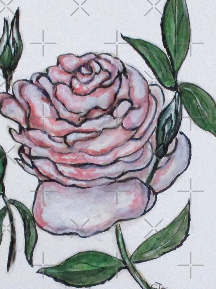 Pink And White Rose by cjkell