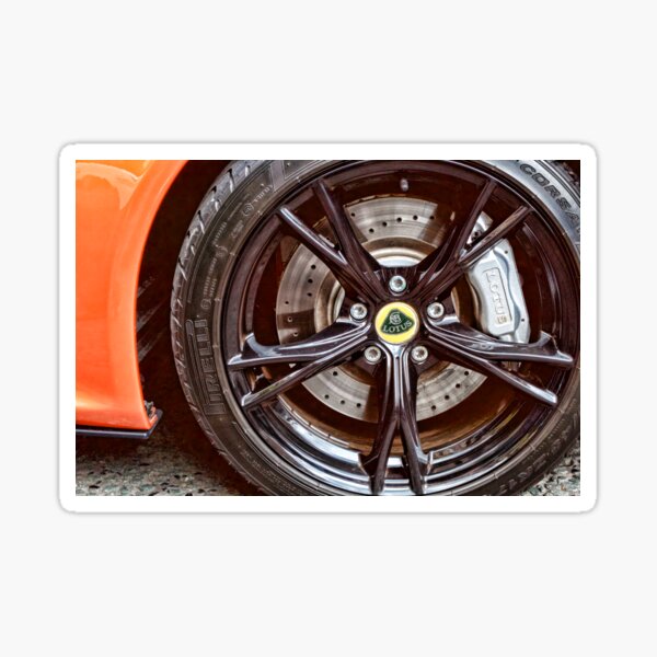 Lotus Sports Car Wheel Sticker